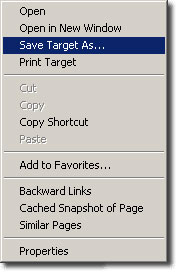 Right-click Menu
